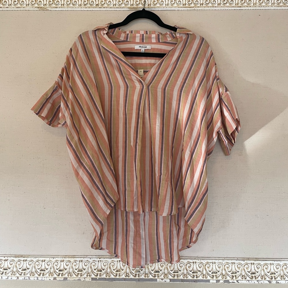 Madewell Striped Shirt, Size Medium, Tags On